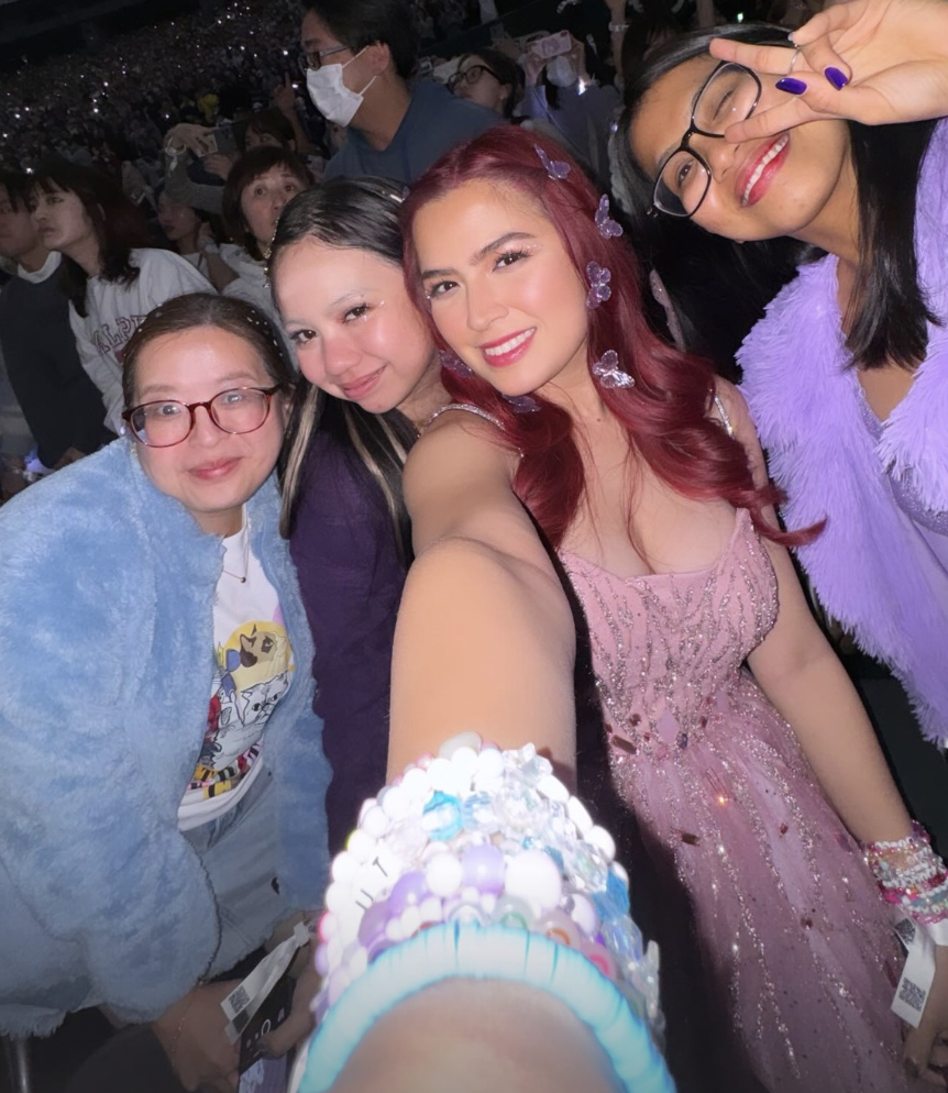 Alexa Ilacad, one of the Filipino celebs who attended the Eras Tour concert in Tokyo